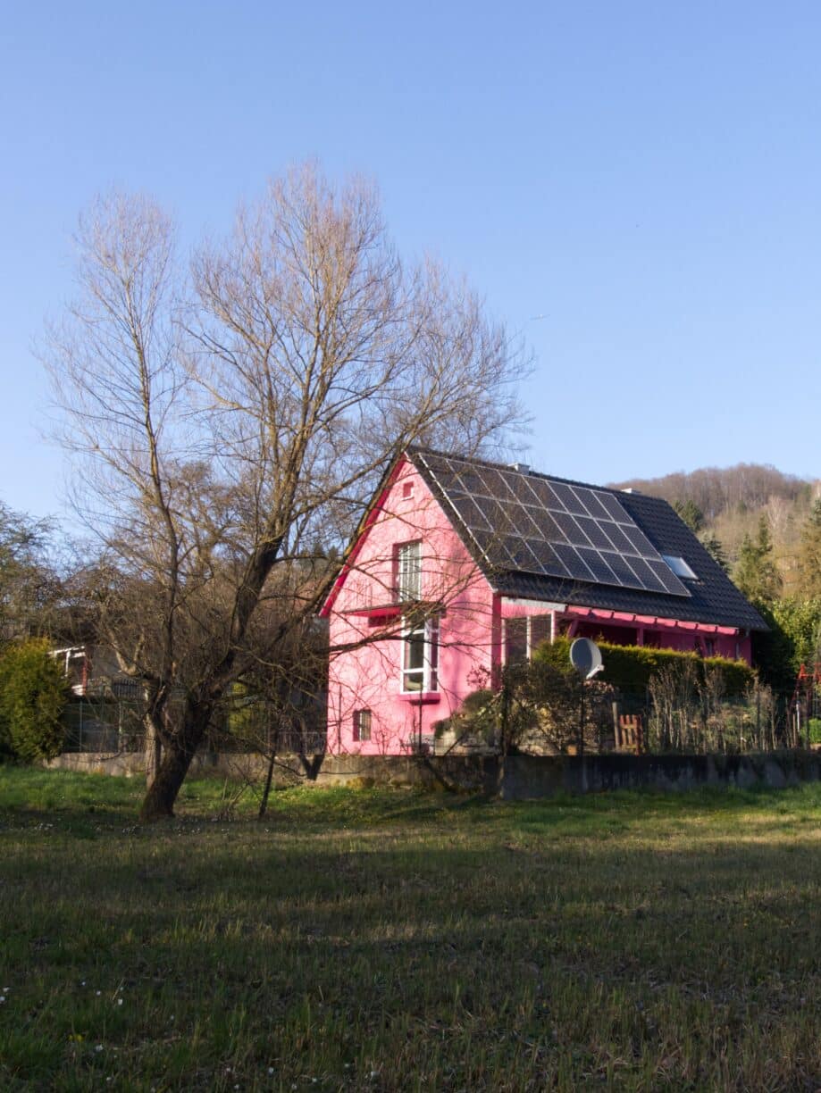 Panneau photovoltaïque installés sur une maison